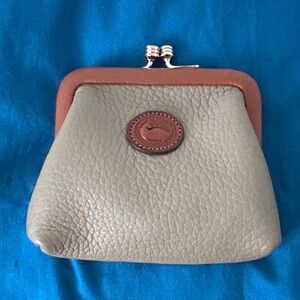 Dooney & Bourke Vintage Kisslock Coin Pouch